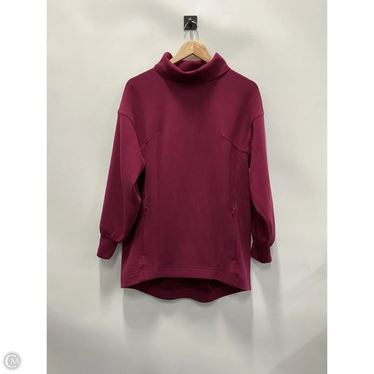 Athletic Sweatshirt Collar By Lululemon In Purple, Size: 4
