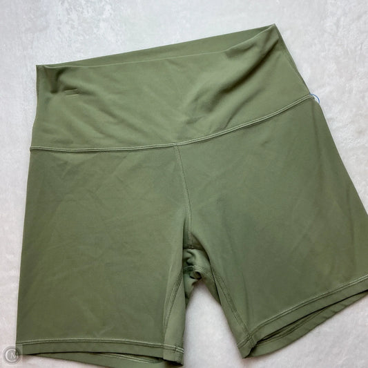 Athletic Shorts By Lululemon In Green, Size: 10