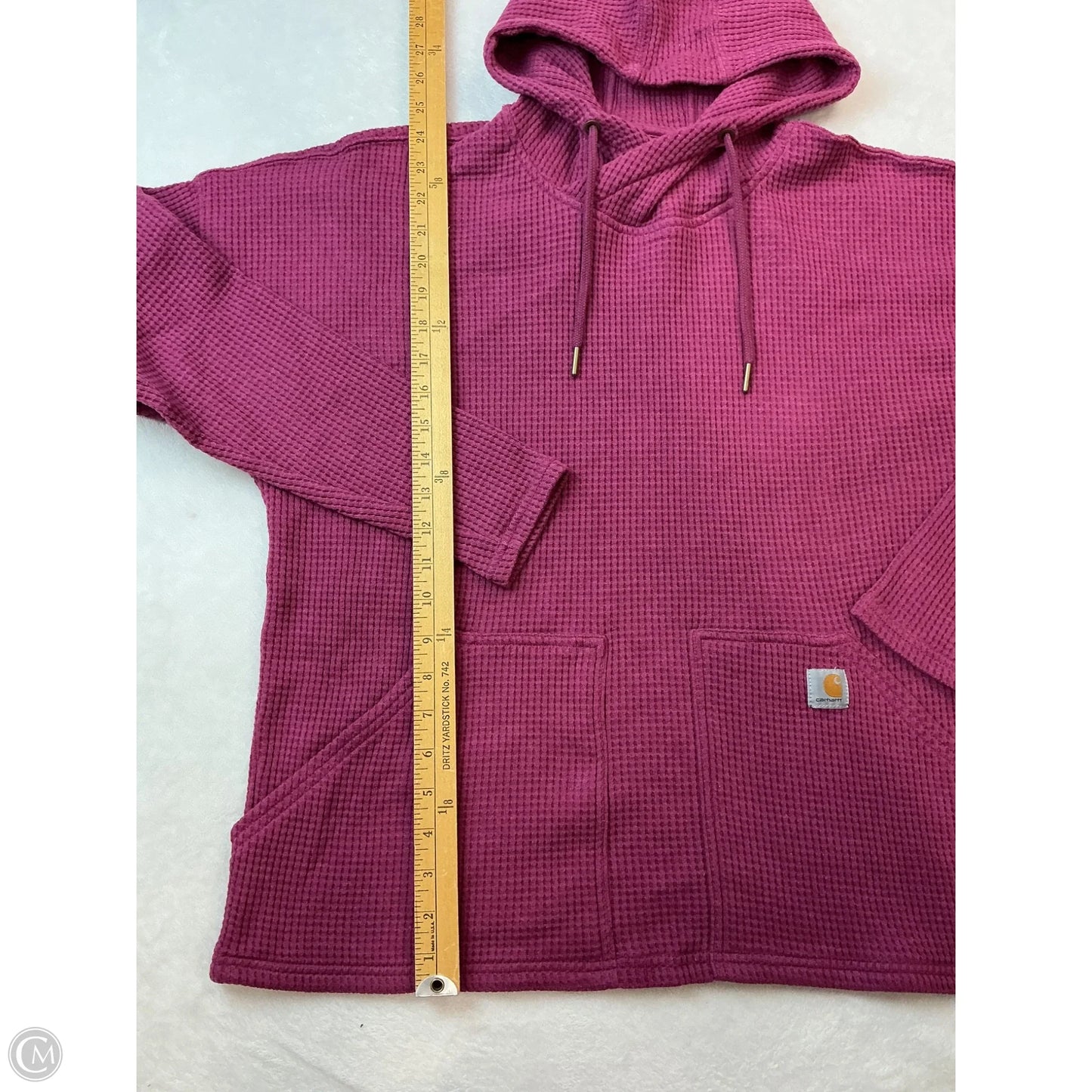 Sweatshirt Hoodie By Carhartt In Pink, Size: Xl