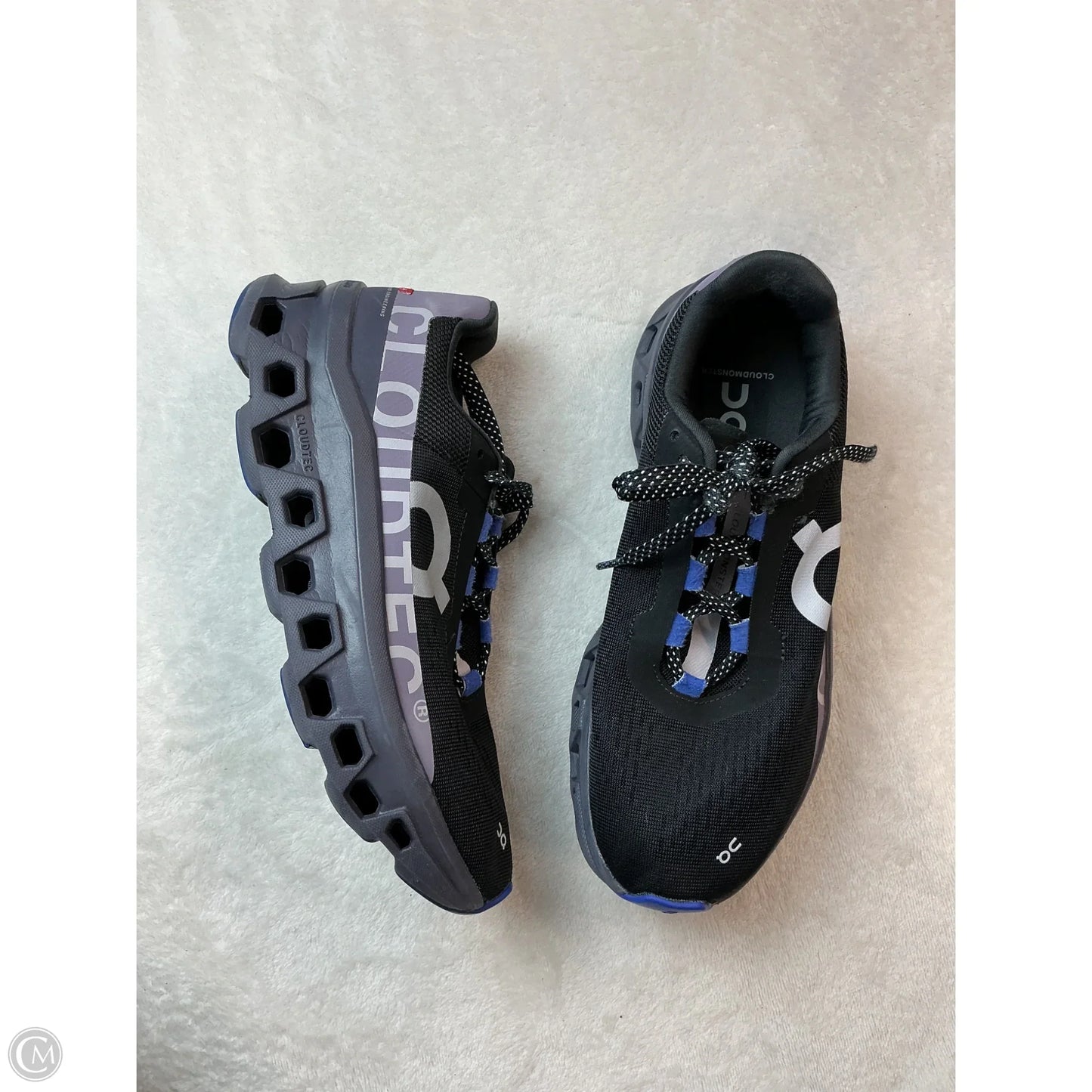 Shoes Athletic By On Cloud In Grey & Purple, Size: 9
