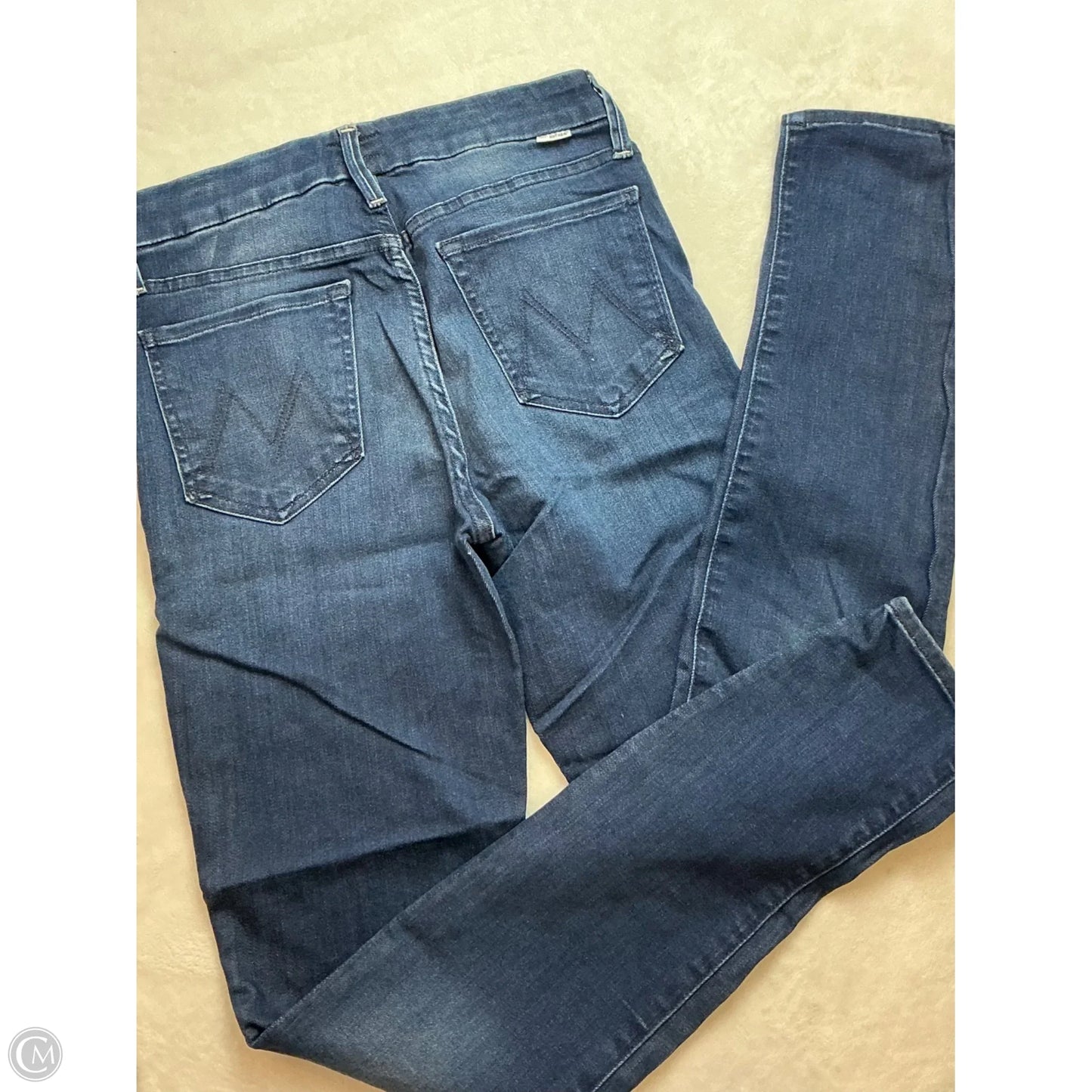 Jeans Skinny By Mother In Blue Denim, Size: 4
