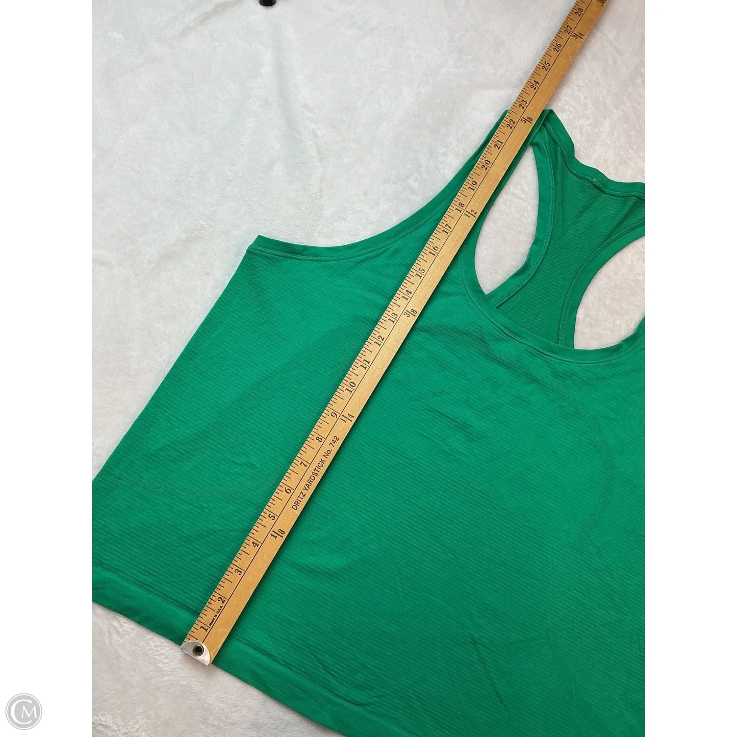 Athletic Tank Top By Lululemon In Green, Size: 12
