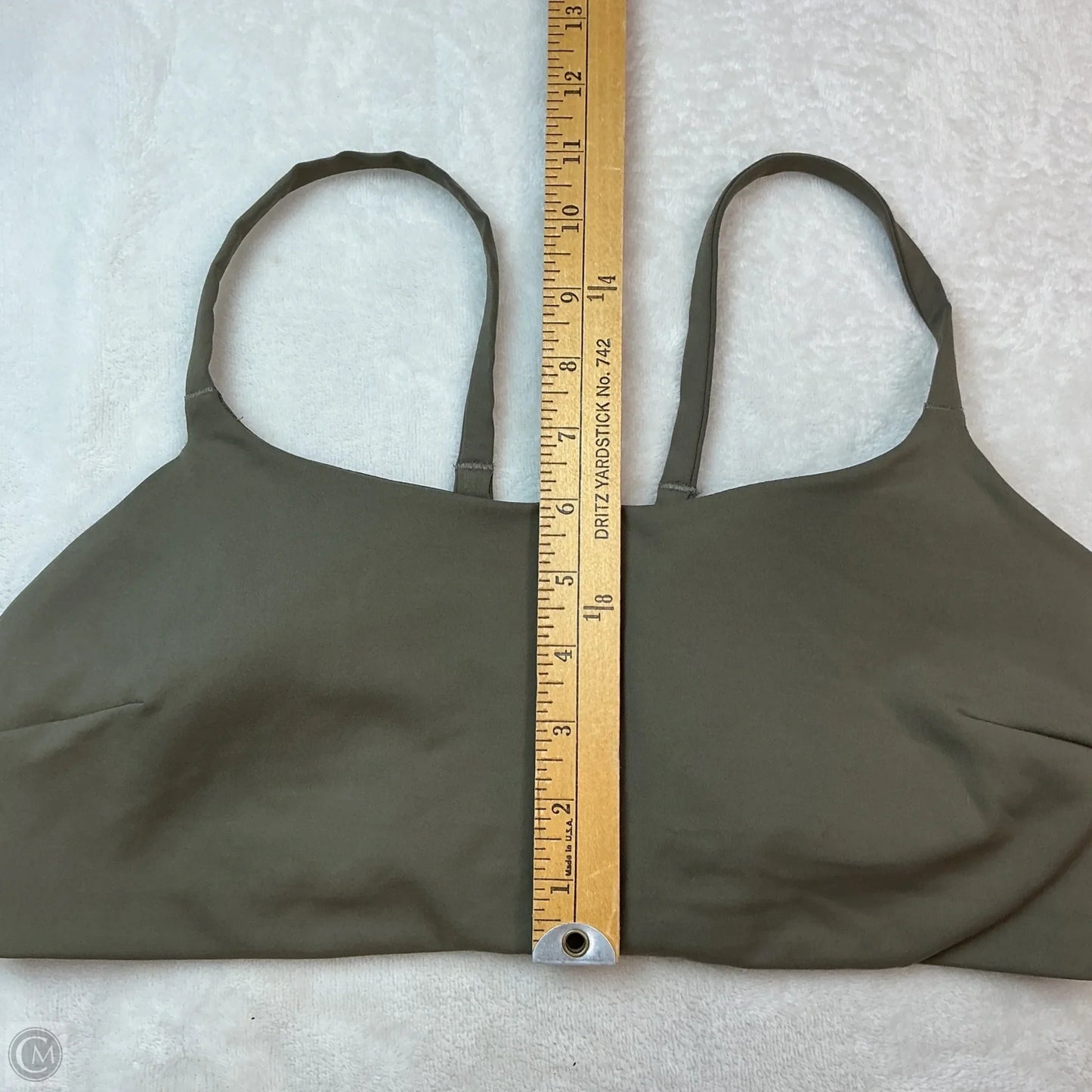 Athletic Bra By Lululemon In Green, Size: 12