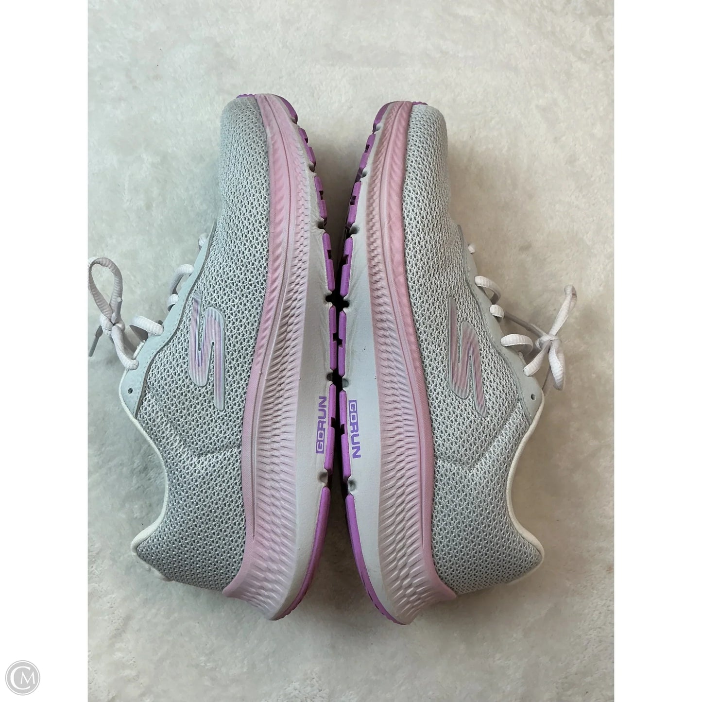 Shoes Athletic By Skechers In Grey, Size: 9