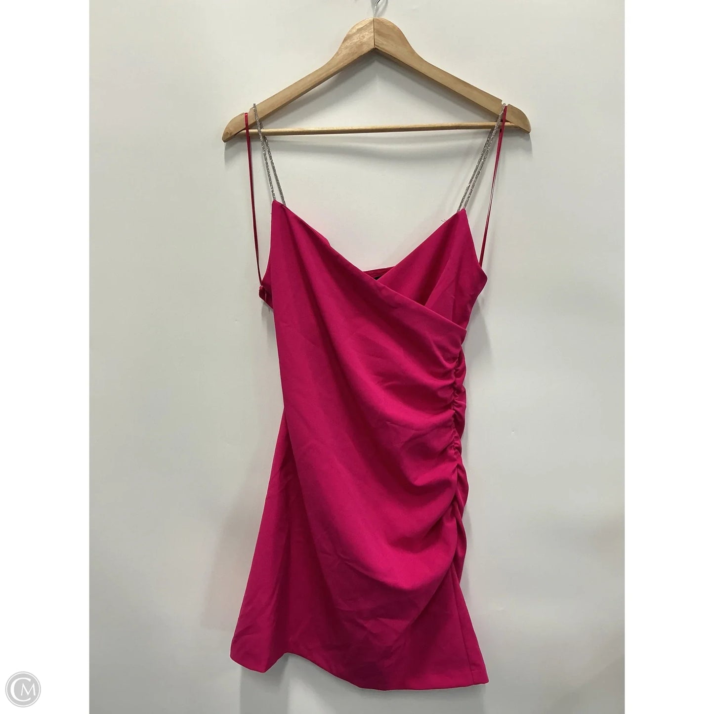 Dress Party Short By Zara In Pink, Size: M