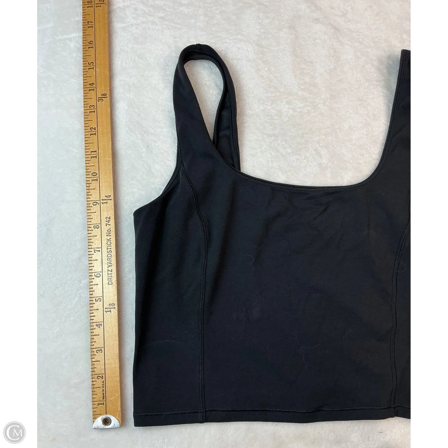 Athletic Tank Top By Lululemon In Black, Size: 4