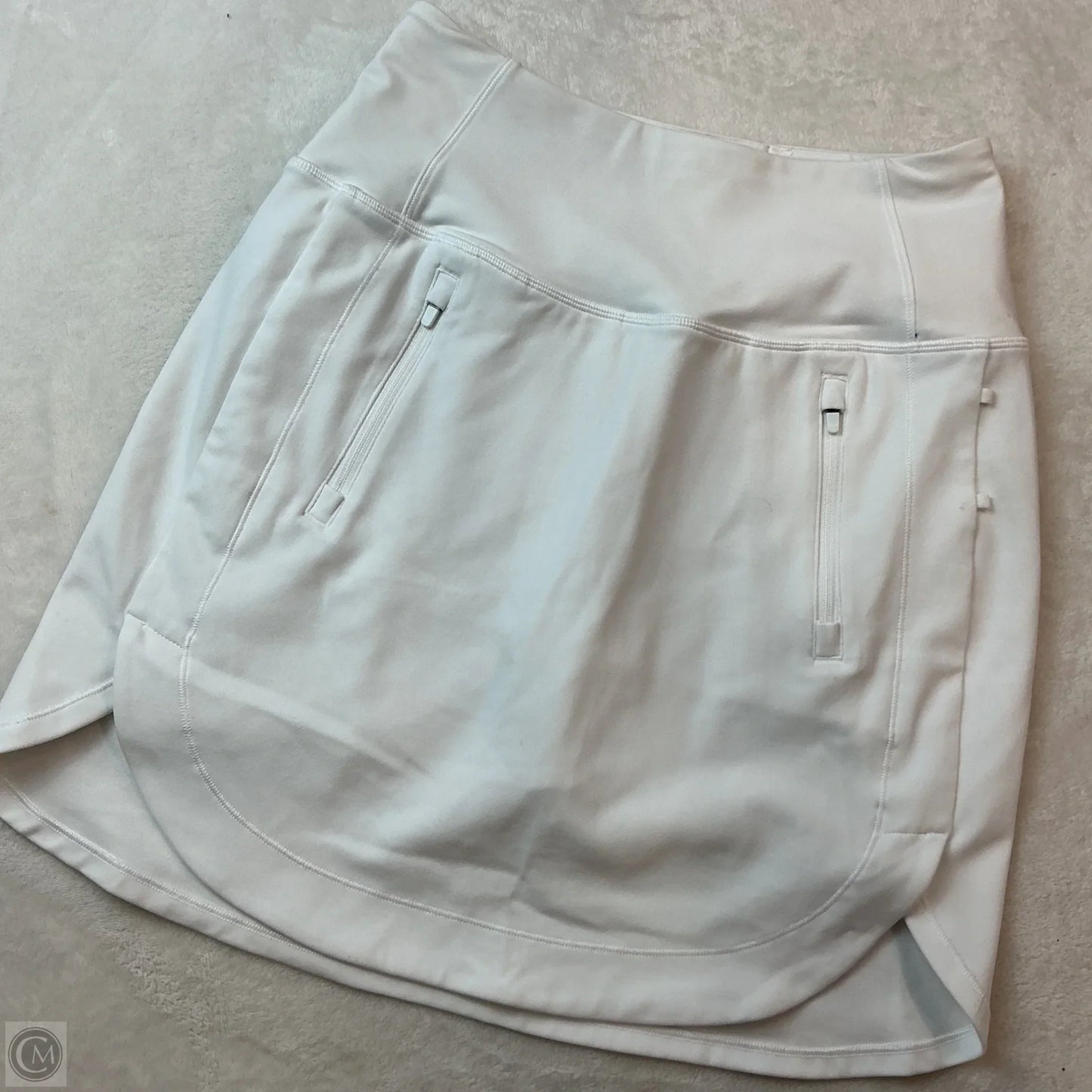 Athletic Skort By Athleta In White, Size: Xxs
