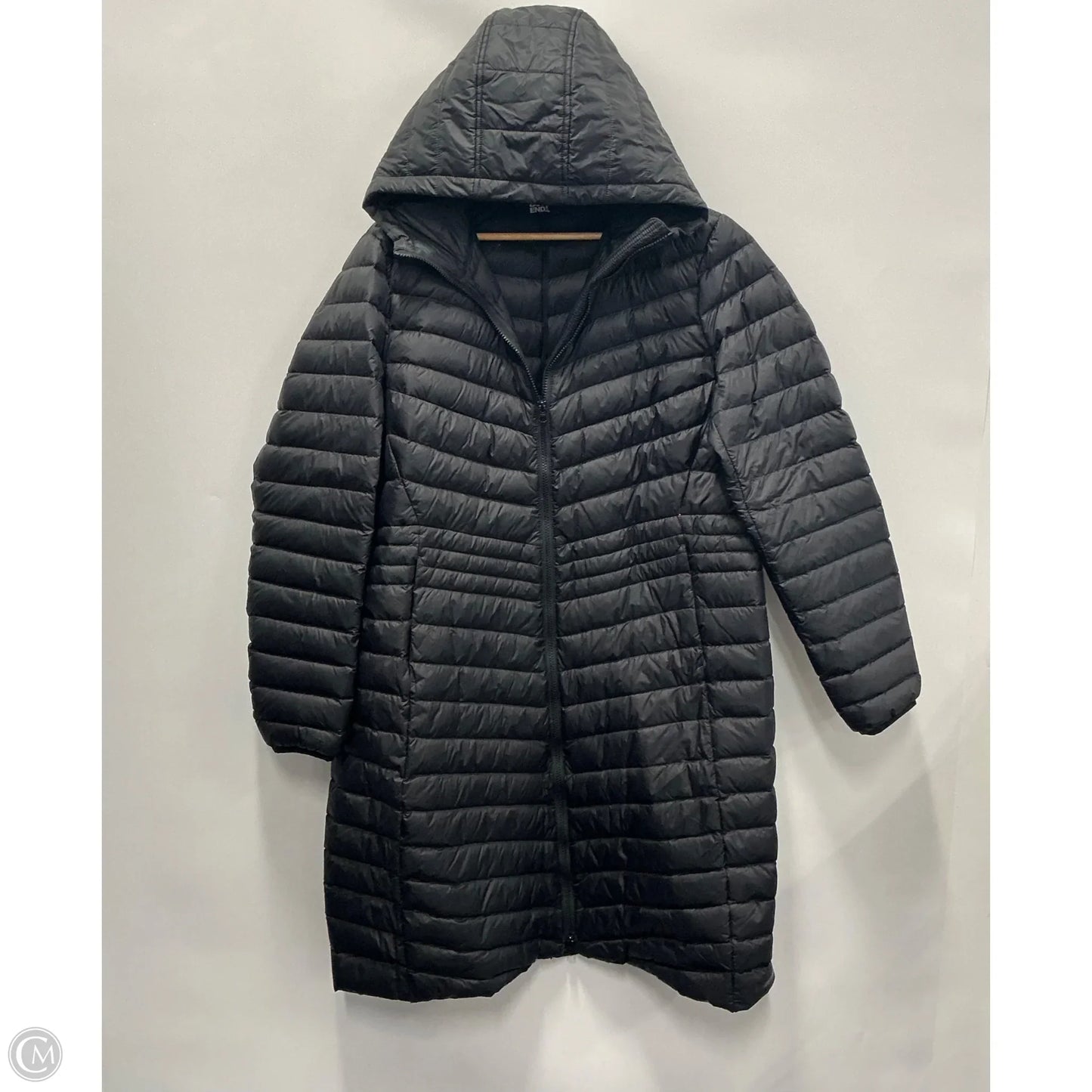 Jacket Puffer & Quilted By Lands End In Black, Size: Xl
