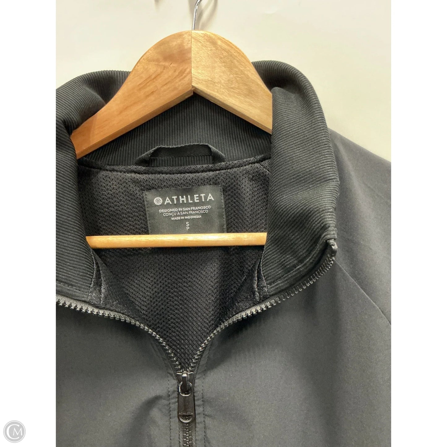 Athletic Jacket By Athleta In Black, Size: S