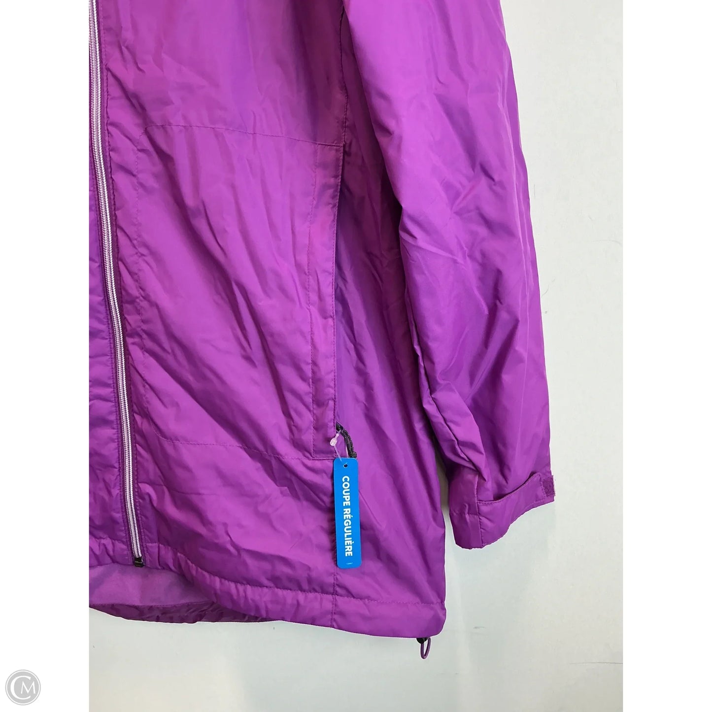 Jacket Windbreaker By Columbia In Purple, Size: L