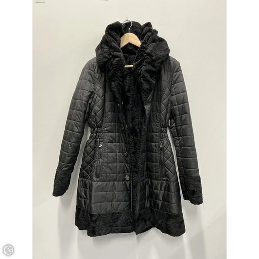 Coat Puffer & Quilted By Laundry In Black, Size: M