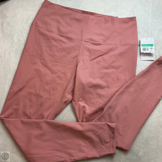 Athletic Leggings By Nike In Pink, Size: Xl