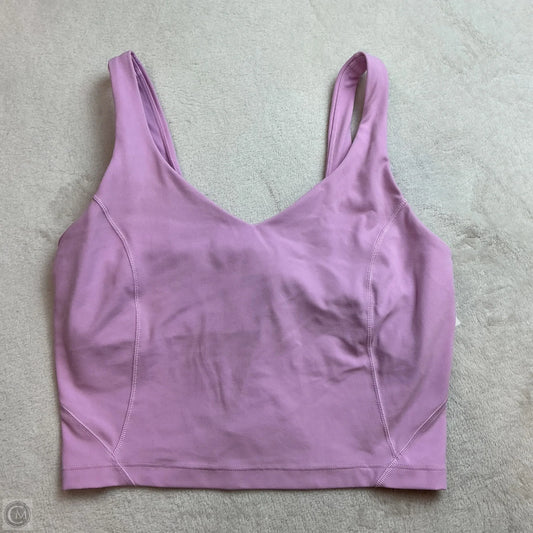 Athletic Bra By Lululemon In Pink, Size: 4