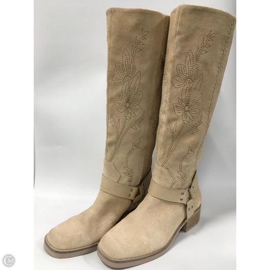 Boots Knee Flats By Lucky Brand In Cream, Size: 8.5