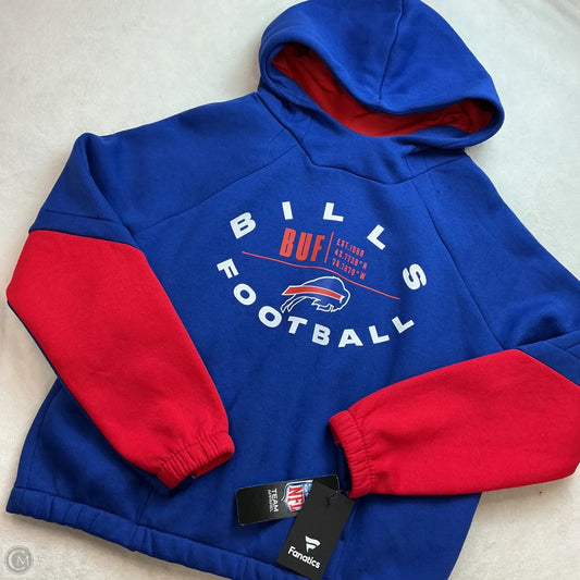 Athletic Sweatshirt Hoodie By Fanatics In Blue, Size: M