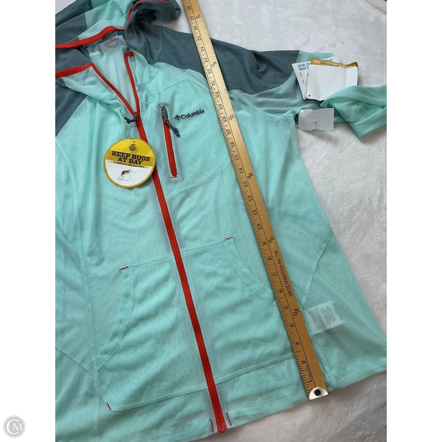 Jacket Windbreaker By Columbia In Blue, Size: Xl
