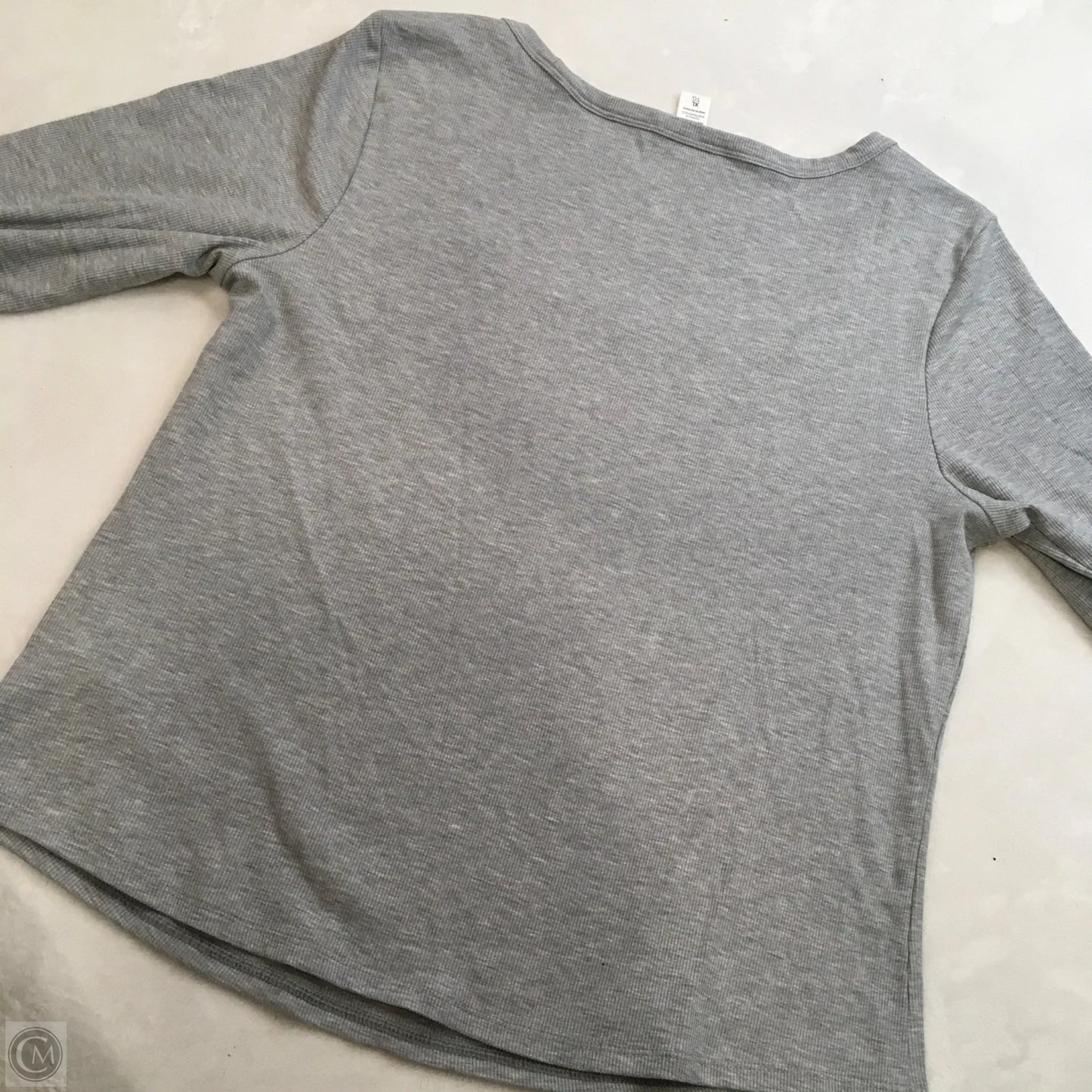 Athletic Top Long Sleeve Crewneck By Athleta In Grey, Size: Xl