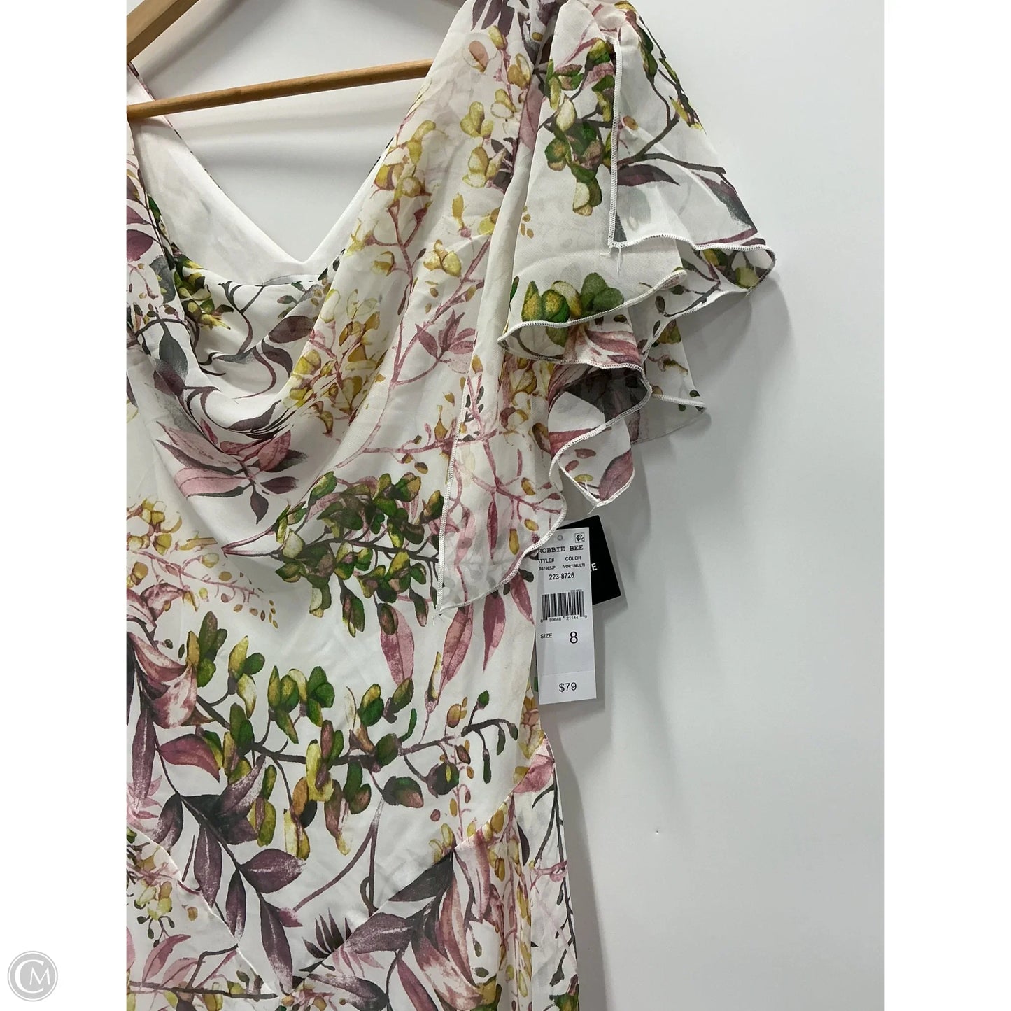 Dress Casual Midi By Robbie Bee In Floral Print, Size: M