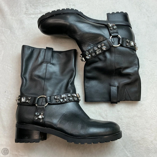 Boots Ankle Heels By White House Black Market In Black, Size: 9.5