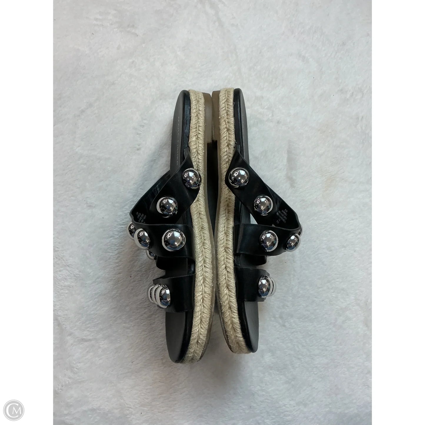Sandals Flats By Marc Fisher In Black, Size: 8.5