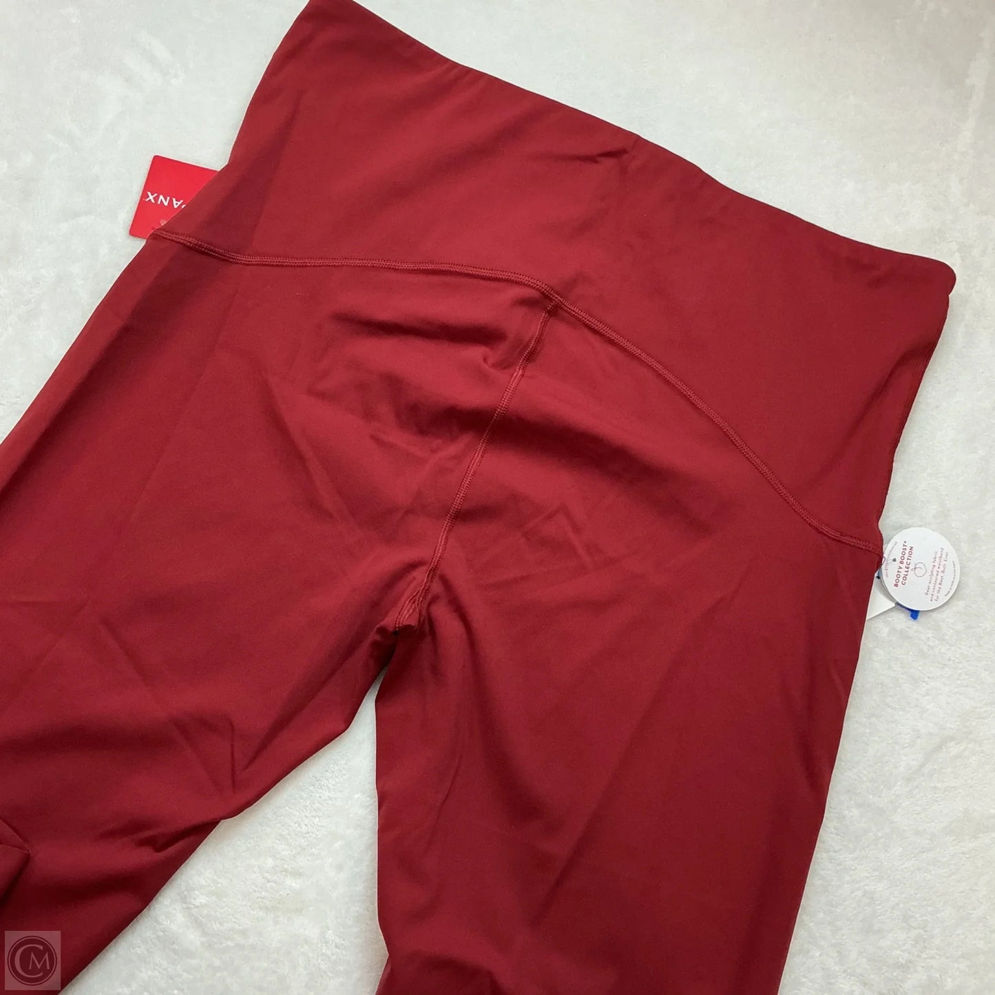 Athletic Leggings By Spanx In Red, Size: 3x