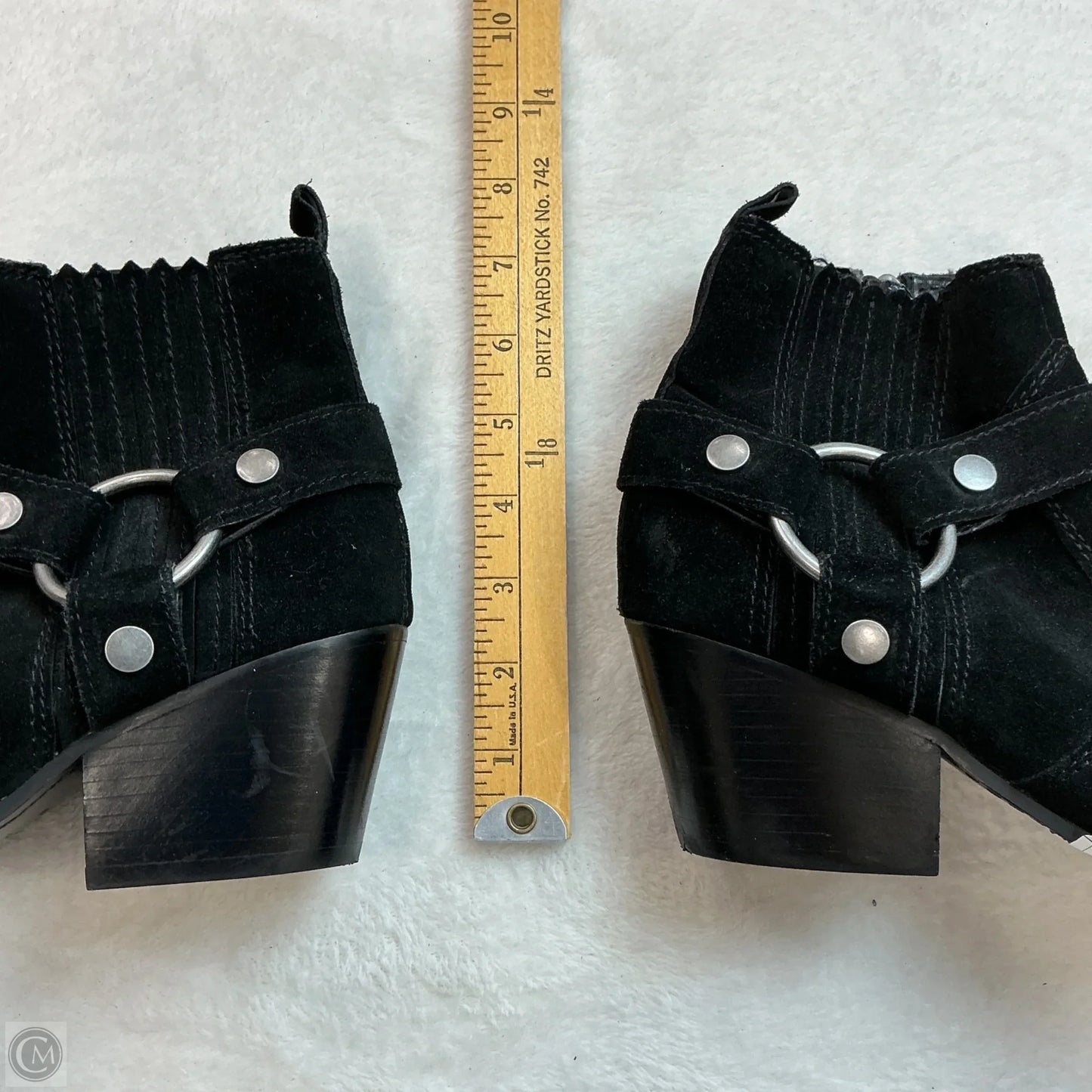 Boots Ankle Heels By Marc Fisher In Black, Size: 7.5