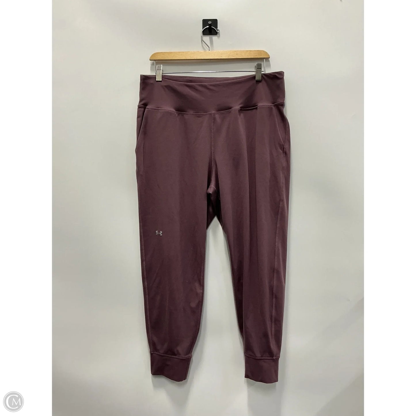 Athletic Leggings By Under Armour In Purple, Size: Xl