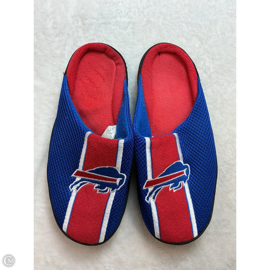 Slippers By Clothes Mentor In Blue & Red, Size: 7