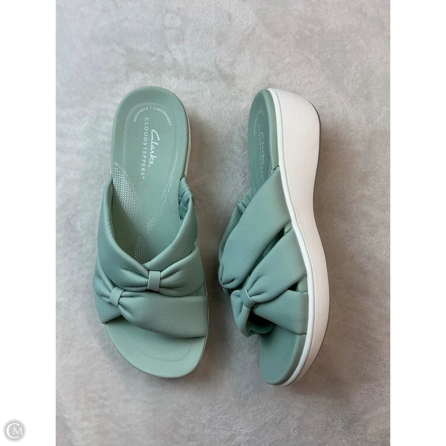 Sandals Flats By Clarks In Blue, Size: 7.5