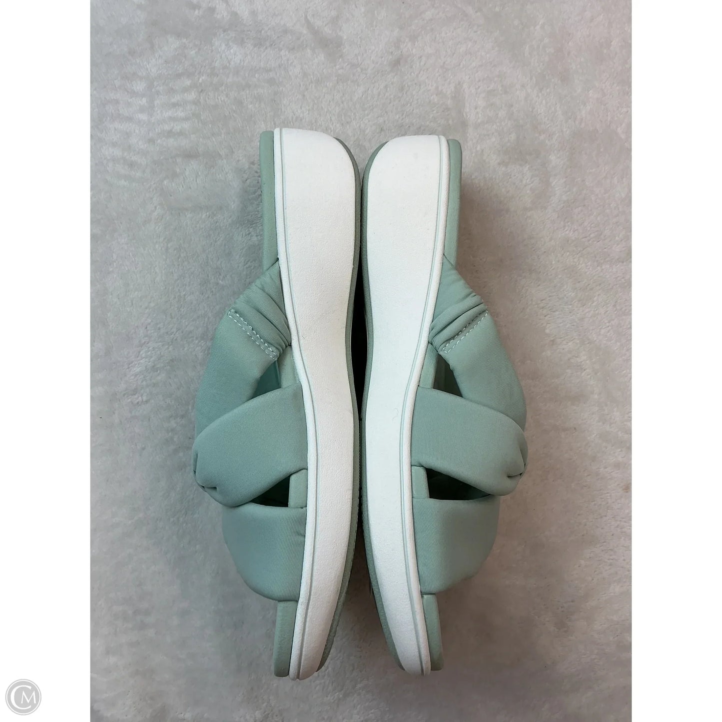 Sandals Flats By Clarks In Blue, Size: 7.5