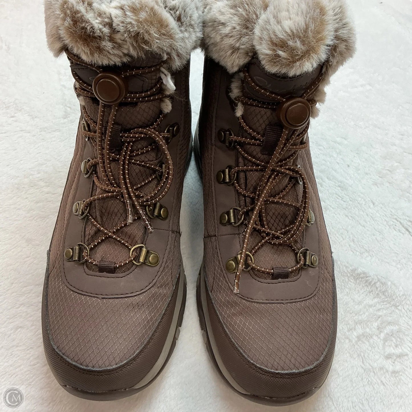 Boots Snow By Skechers In Brown, Size: 9
