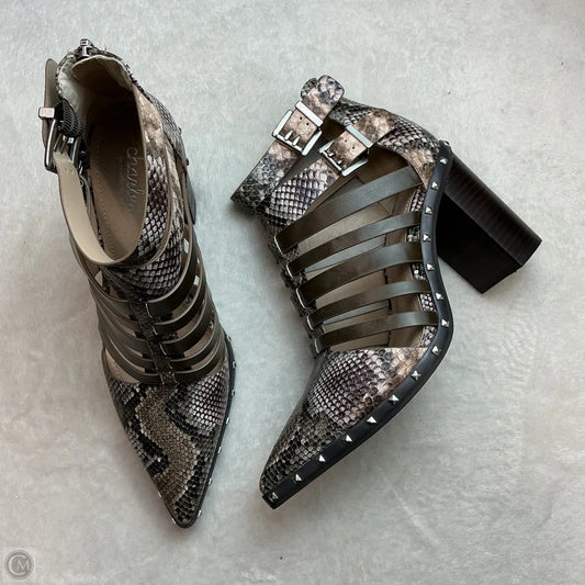 Shoes Heels Block By Charles By Charles David In Snakeskin Print, Size: 9