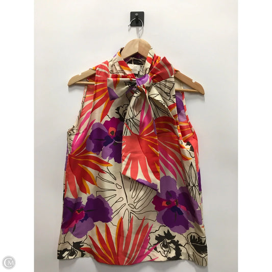 Top Sleeveless Designer By Kate Spade In Multi-colored, Size: 10