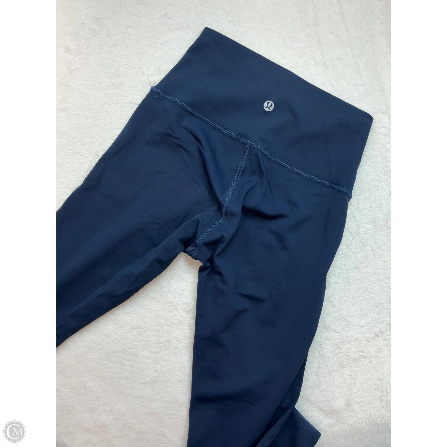 Athletic Leggings By Lululemon In Navy, Size: S