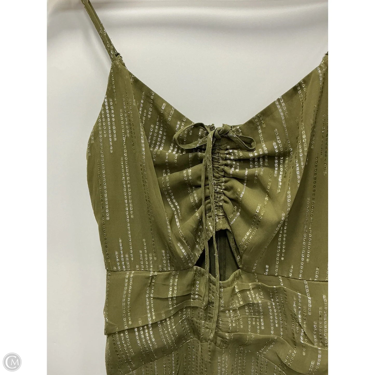 Dress Casual Maxi By Express In Green, Size: S