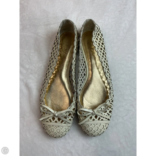 Shoes Designer By Coach In Cream, Size: 8