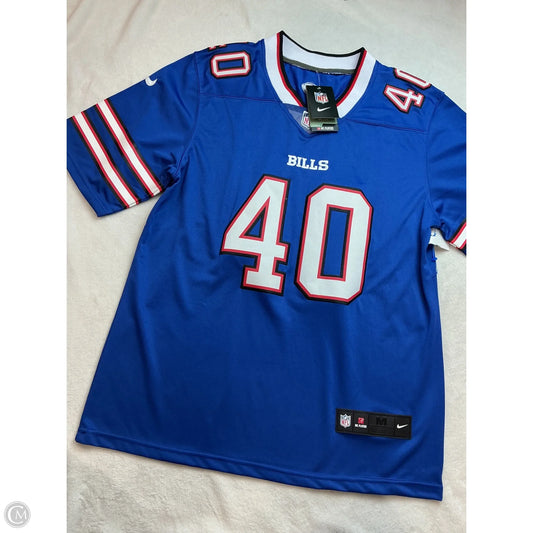 Athletic Top Short Sleeve By Nfl In Red, Size: Xxs