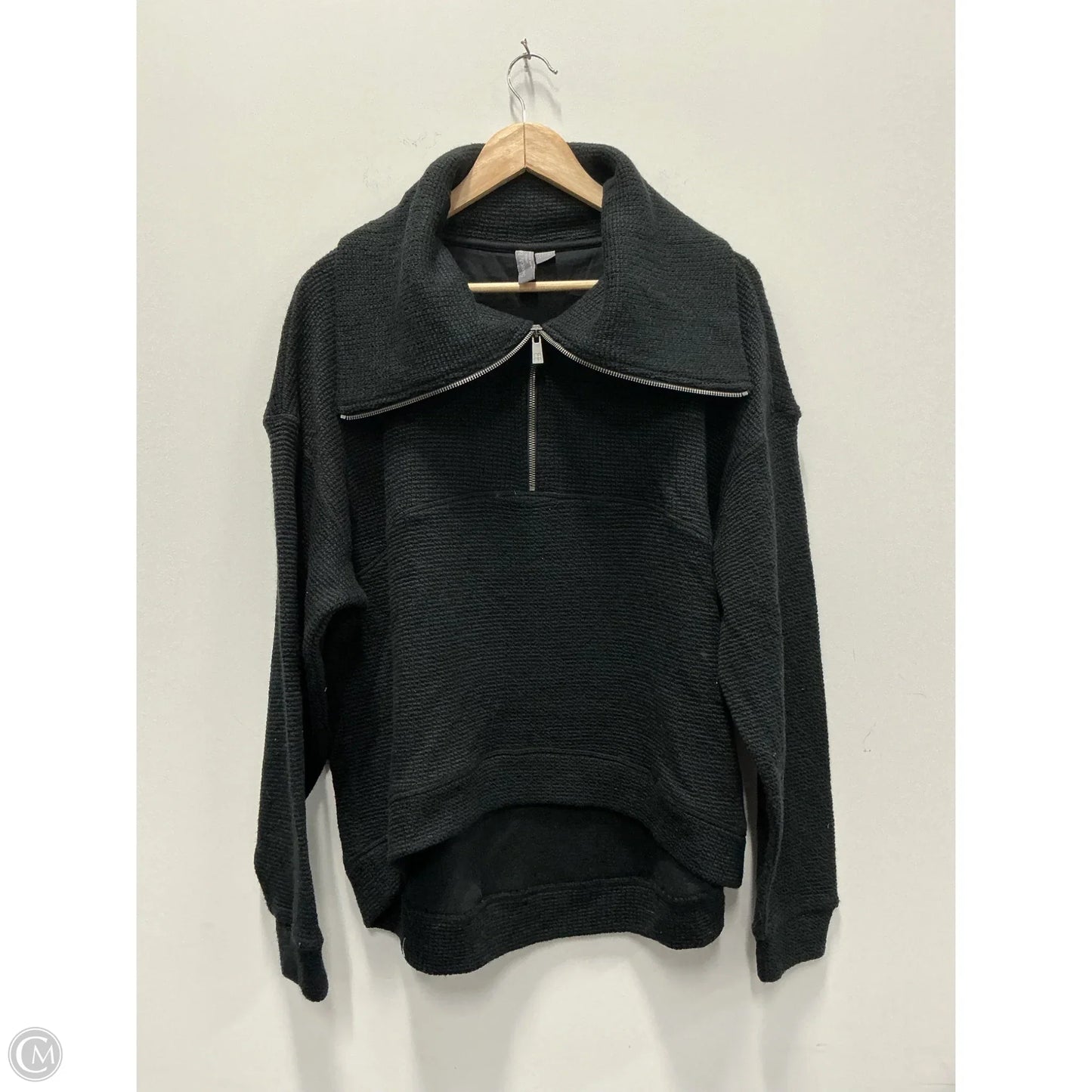 Athletic Sweatshirt Collar By Sweaty Betty In Black, Size: 8