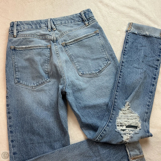Jeans Straight By Good American In Blue, Size: 0