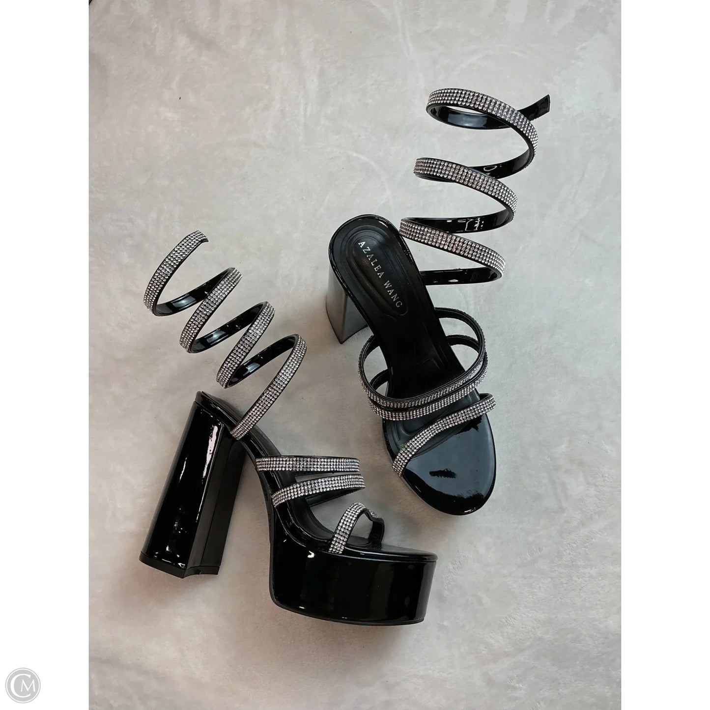 Shoes Heels Block By Azalea Wang In Black, Size: 6