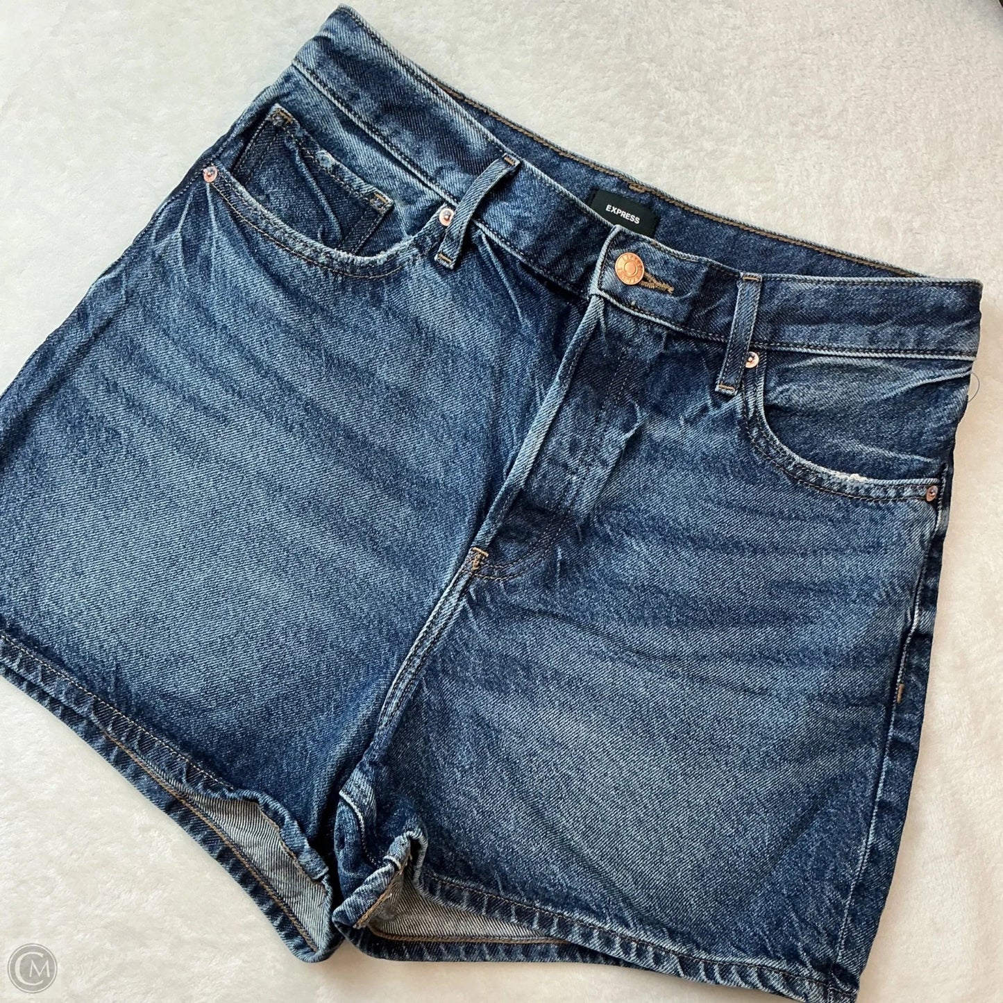 Shorts By Express In Blue Denim, Size: 8