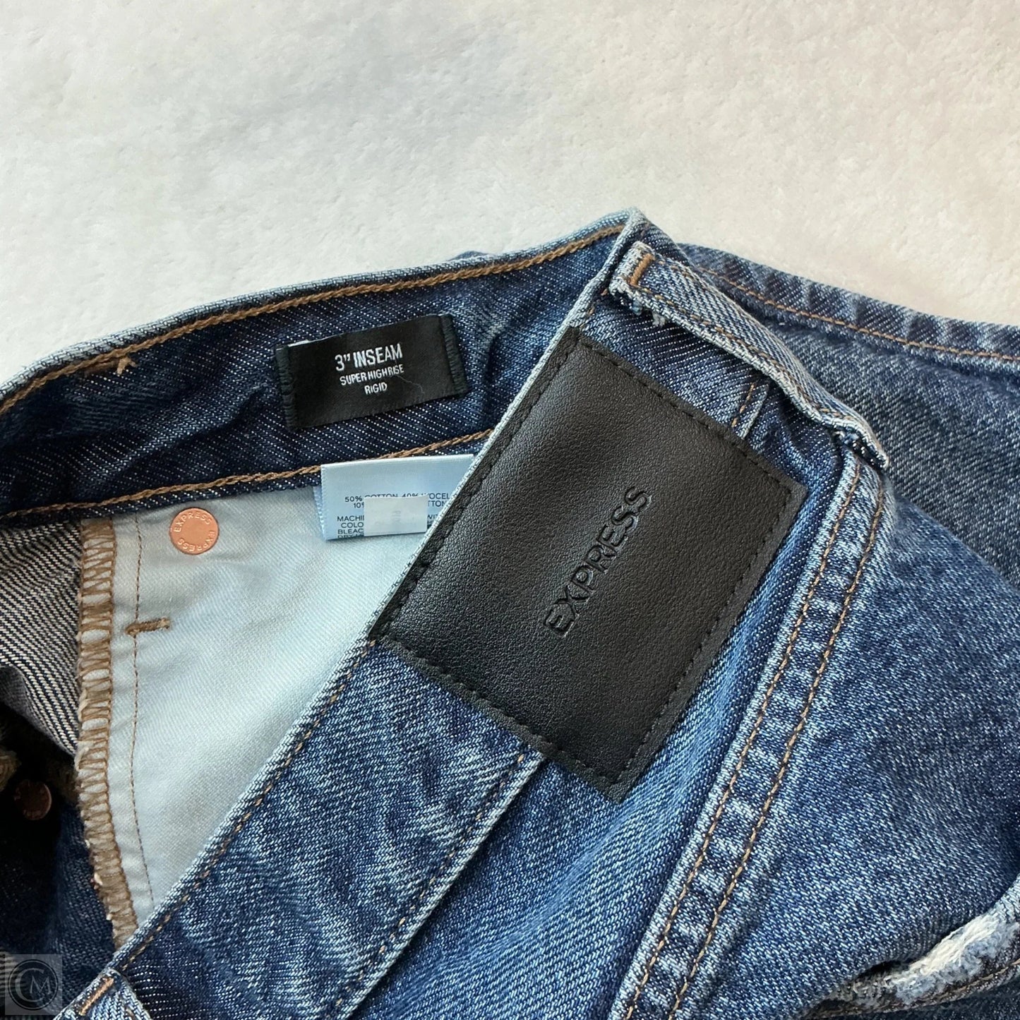 Shorts By Express In Blue Denim, Size: 8