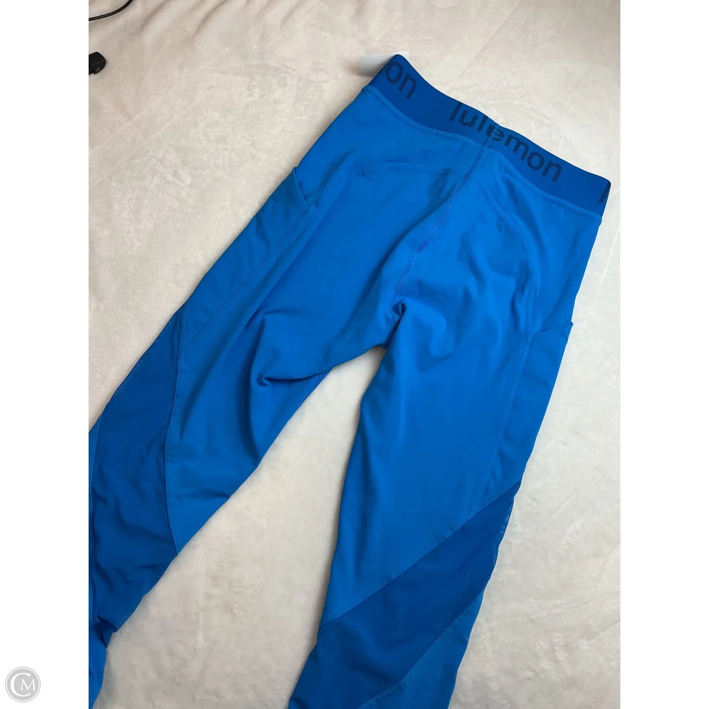 Athletic Leggings By Lululemon In Blue, Size: Medium