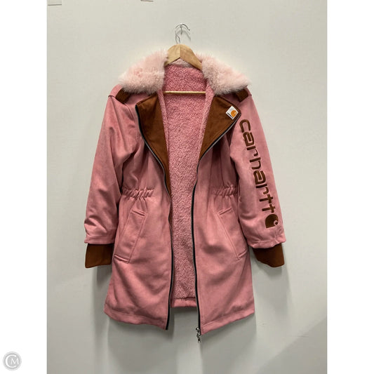 Coat Other By Carhartt In Pink, Size: M