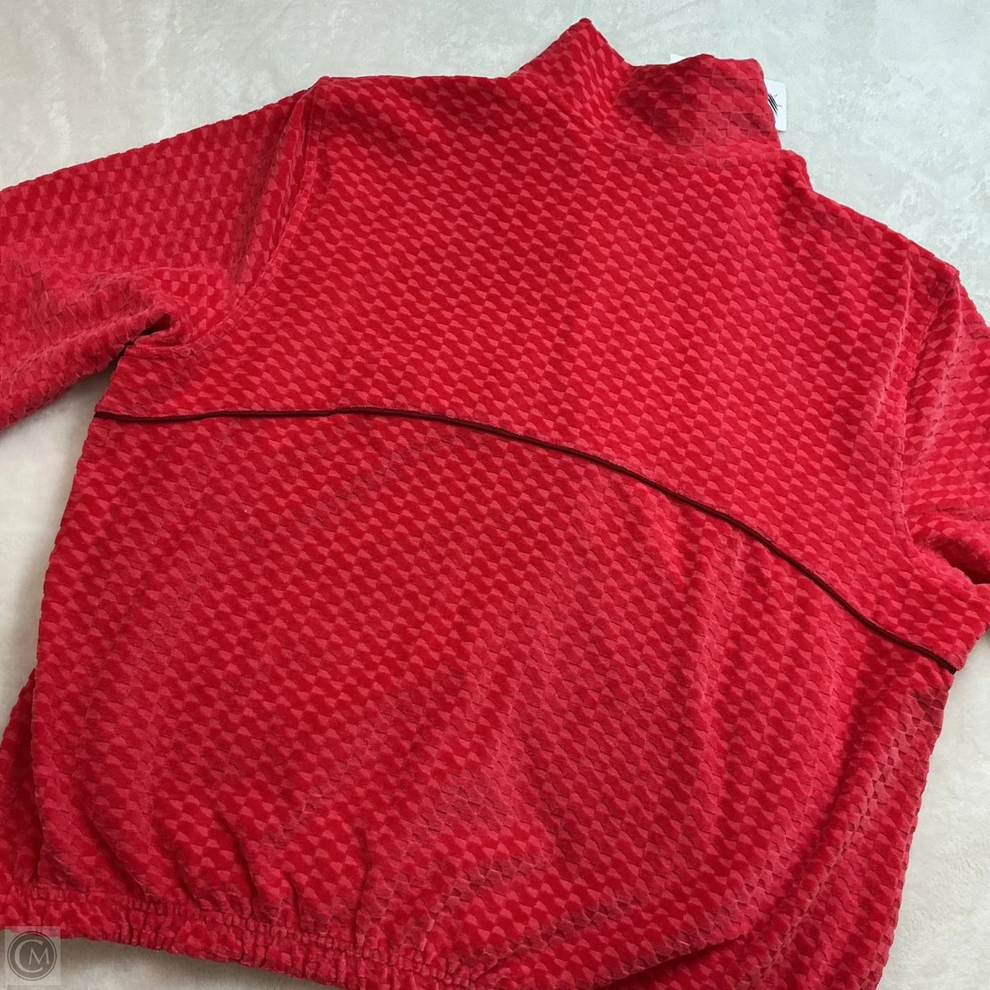 Athletic Jacket By Lululemon In Red, Size: L