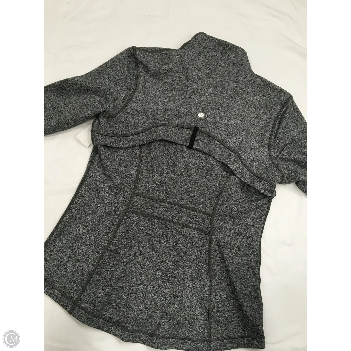 Athletic Jacket By Lululemon In Grey, Size: L