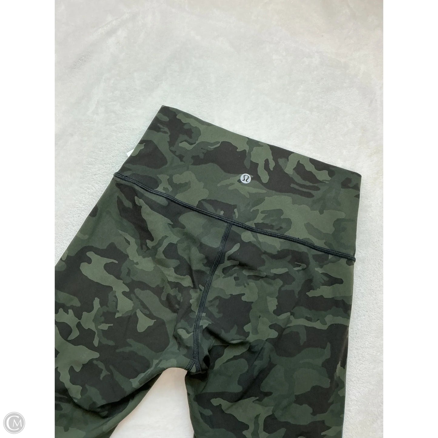 Athletic Leggings By Lululemon In Camouflage Print, Size: 4
