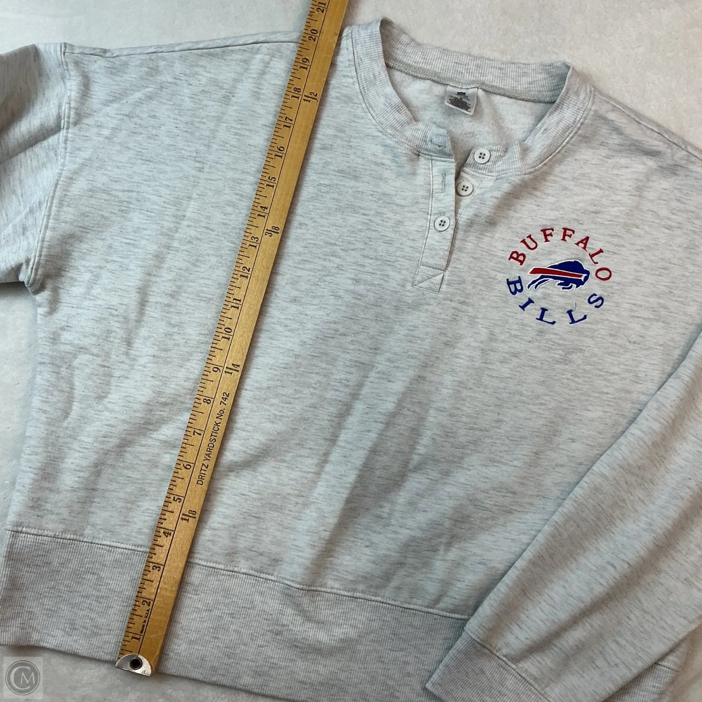 Sweatshirt Crewneck By Nfl In Grey, Size: M