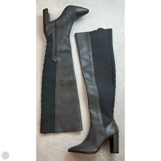Boots Mid-calf Heels By Vince Camuto In Grey, Size: 9.5