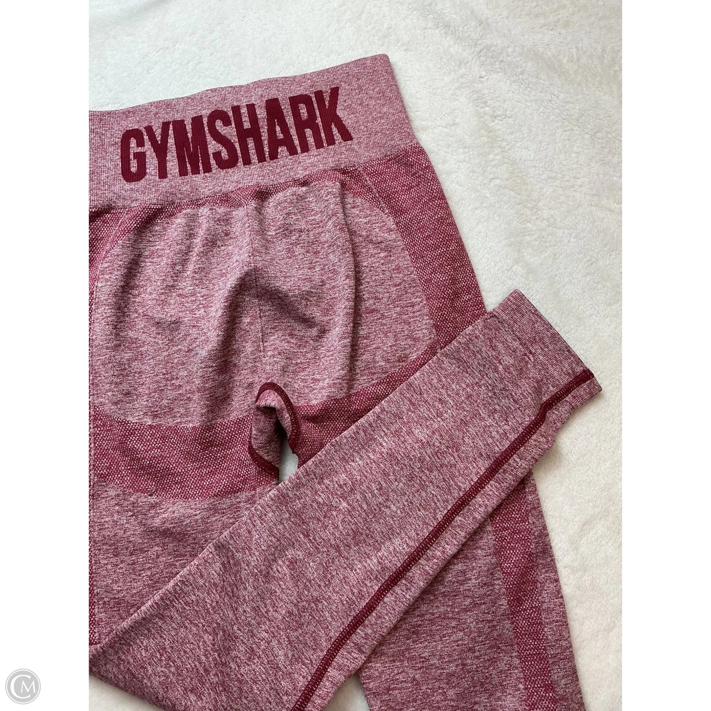 Athletic Leggings By Gym Shark In Maroon, Size: S